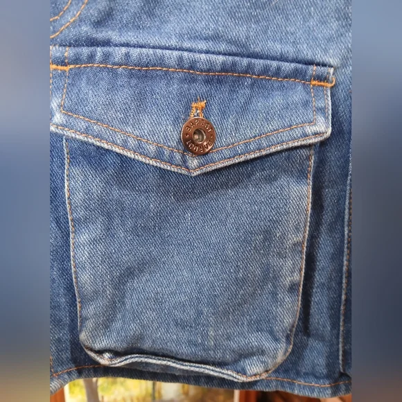 Bardot Vintage Blue Zerah Cargo Mini Denim Skirt Size 4 Retails $108 - Picture 8 of 9